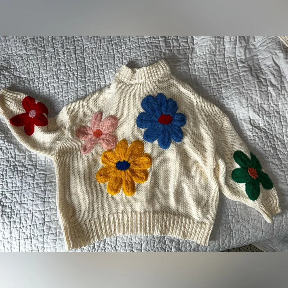 Bohme Hartley Floral Sweater NWT (S) - Picture 2 of 6